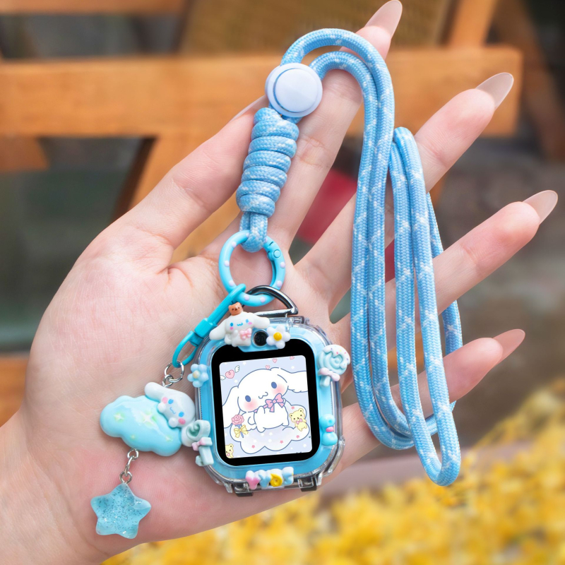 Bright child Kaitsekorpus kaelapaelaga Little Genius nutikellale — ühildu Z10, Q1S/D2/U5 ja Z8/Z9/Z6; kootud rihm; moekas stiil