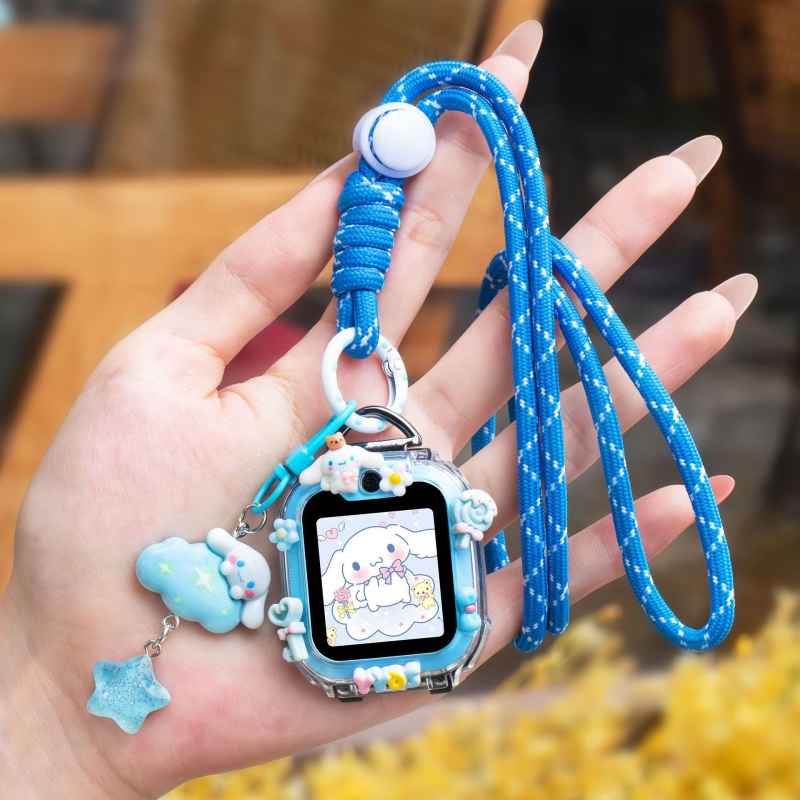 Bright child Kaitsekorpus kaelapaelaga Little Genius nutikellale — ühildu Z10, Q1S/D2/U5 ja Z8/Z9/Z6; kootud rihm; moekas stiil