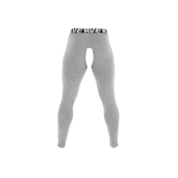 CLEVER-MENMODE Muške modalne Slim-fit termo donje hlače s otvorom sprijeda, prozračne
