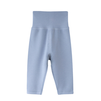 Dječje hlače s visokim pojasom od pamuka, tople za spavanje, unisex, 1-3 godine