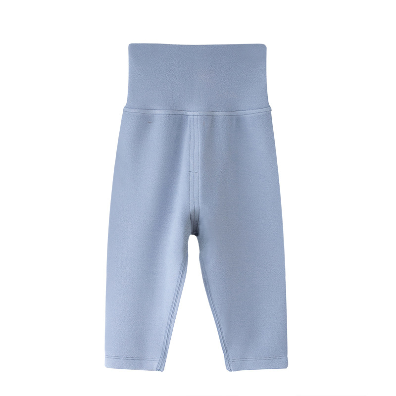 Dječje hlače s visokim pojasom od pamuka, tople za spavanje, unisex, 1-3 godine