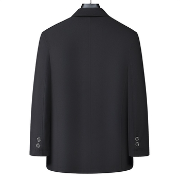 Muško sako s reverom, poliester tkanina i podstava, slobodan kroj, mješavina kemijskih vlakana, jesen-zima 2024