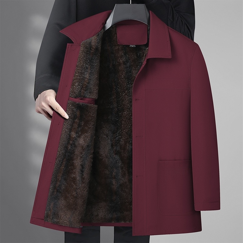 Muško sako s reverom, poliester tkanina i podstava, slobodan kroj, mješavina kemijskih vlakana, jesen-zima 2024