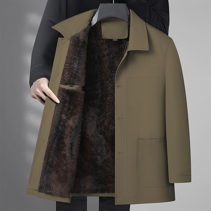 Muško sako s reverom, poliester tkanina i podstava, slobodan kroj, mješavina kemijskih vlakana, jesen-zima 2024