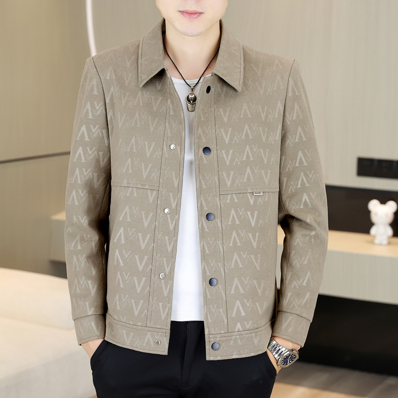 Jakna s reverom, uski kroj, dugi rukav, debeli materijal, Vinylon 85%, jesen 2025