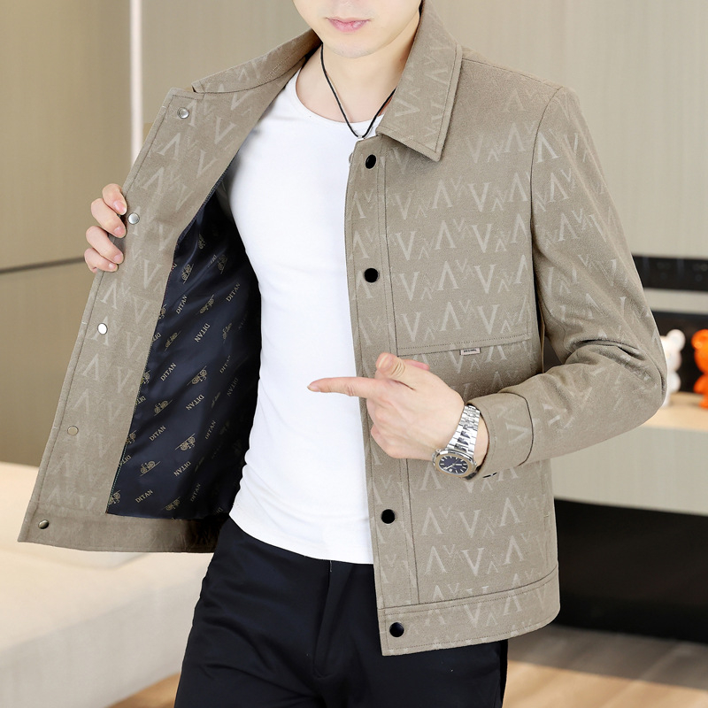 Jakna s reverom, uski kroj, dugi rukav, debeli materijal, Vinylon 85%, jesen 2025