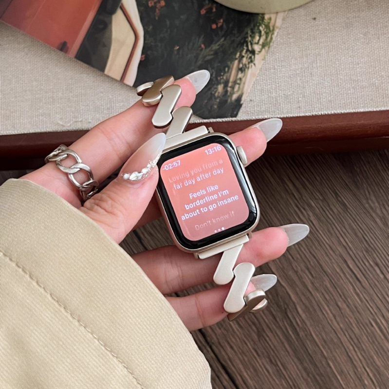 Roostevabast terasest nutikellarihm snap-klõpsuga, ühilduv Samsung, Apple, Huawei ja Xiaomi nutikelladega, kaal 30 g