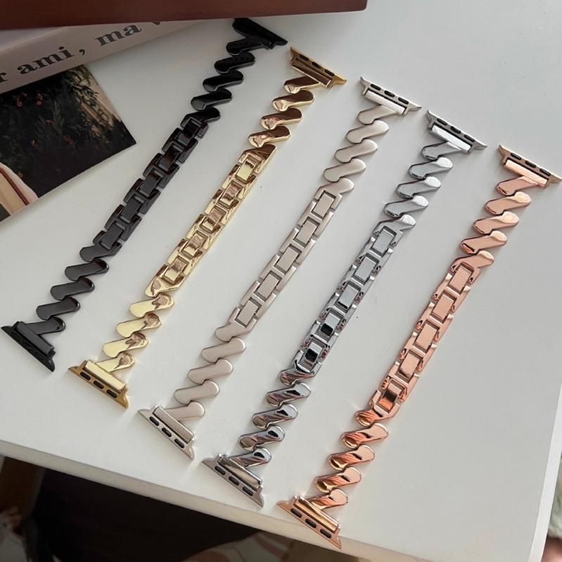 Roostevabast terasest nutikellarihm snap-klõpsuga, ühilduv Samsung, Apple, Huawei ja Xiaomi nutikelladega, kaal 30 g