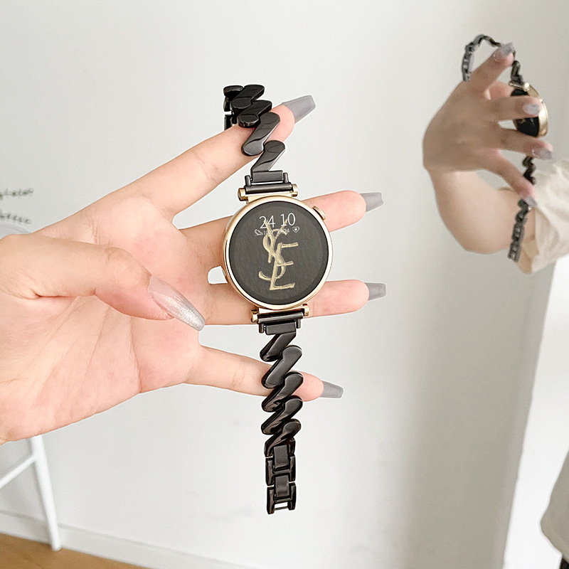 Roostevabast terasest nutikellarihm snap-klõpsuga, ühilduv Samsung, Apple, Huawei ja Xiaomi nutikelladega, kaal 30 g