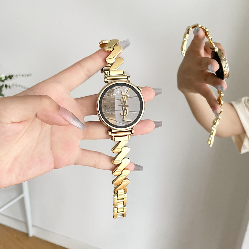 Roostevabast terasest nutikellarihm snap-klõpsuga, ühilduv Samsung, Apple, Huawei ja Xiaomi nutikelladega, kaal 30 g