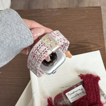 Nailonist kootud magnetkinnitusega Apple Watchi rihm, moekas stiil, kohandatavad liidese suurused.