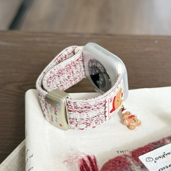 Nailonist kootud magnetkinnitusega Apple Watchi rihm, moekas stiil, kohandatavad liidese suurused.