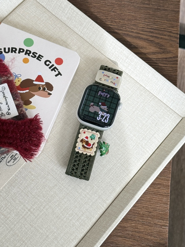 Nailonist kootud magnetkinnitusega Apple Watchi rihm, moekas stiil, kohandatavad liidese suurused.