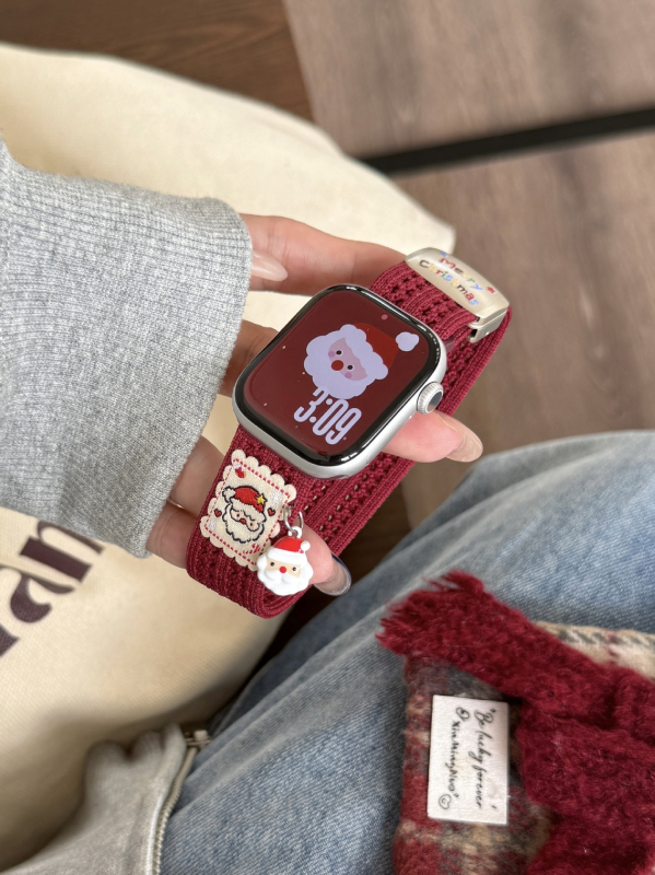 Nailonist kootud magnetkinnitusega Apple Watchi rihm, moekas stiil, kohandatavad liidese suurused.