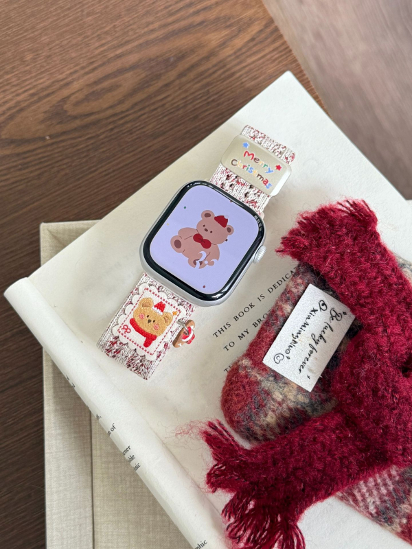 Nailonist kootud magnetkinnitusega Apple Watchi rihm, moekas stiil, kohandatavad liidese suurused.