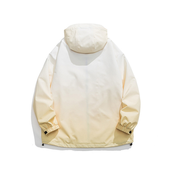 Muška vanjska funkcionalna jakna za proljeće 2024, labav kroj, bez kapulje, poliester tkanina s podstavom