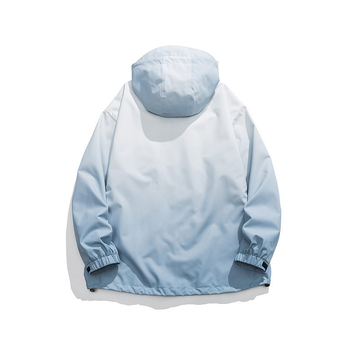 Muška vanjska funkcionalna jakna za proljeće 2024, labav kroj, bez kapulje, poliester tkanina s podstavom