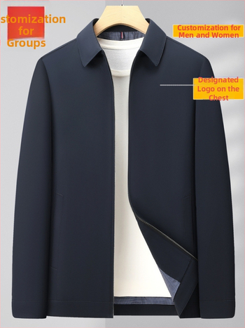 Medvilninė striukė, kvėpuojanti, drėgmę šalinanti medžiaga, apykaklė su lapeliu, užtrauktukas, ilgos rankovės