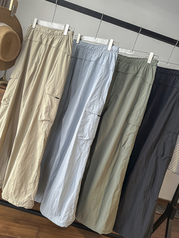 Ženske taktične cargo hlače u stilu padobranca, brzo sušeće, lagane, prozračne, UV zaštita, 3/4 dužina, tkanina chenille s elastanom