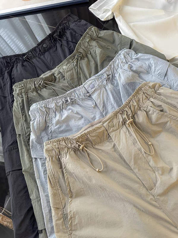 Ženske taktične cargo hlače u stilu padobranca, brzo sušeće, lagane, prozračne, UV zaštita, 3/4 dužina, tkanina chenille s elastanom