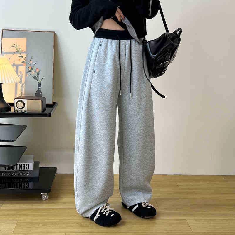 Casual ravne hlače sa džepovima, smjesa spandeksa, mikroelastičnost, izuzetno tanak materijal, Proljeće 2025