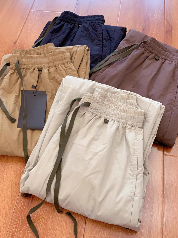 Ženske casual hlače ravnog kroja, visokim strukom, duljina 3/4, tkanina, jesen 2025