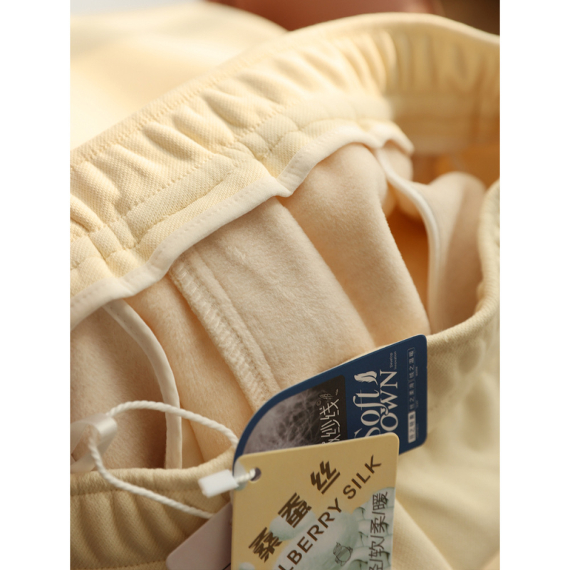 Casual scimitar παντελόνια, ψηλόμεσα, παχύ ύφασμα φούτερ, Spandex <30%, φθινόπωρο 2025