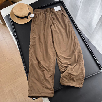 Ženske cargo hlače s flisom, tople i udobne, širok kroj, visok struk, debeli materijal