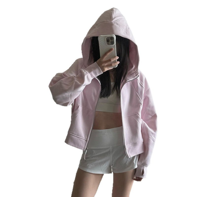 Ženski Scuba džemper s kapuljom i zipom, ultra širok kroj, fleece podstava, mješavina pamuka i poliestera