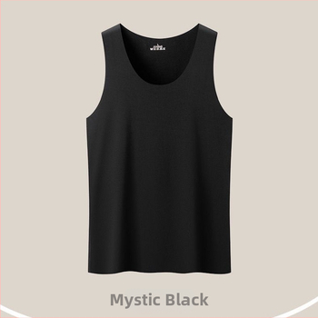 Meeste modal Y-liiniga bezvarruk vest, ümmarguse kaelusega, 90–95% modal kangas, keskmise paksusega, hingav igapäevane stiil