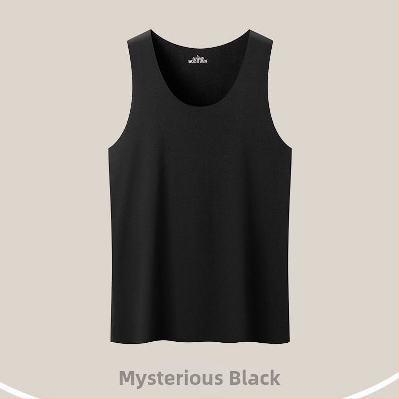 Meeste modal Y-liiniga bezvarruk vest, ümmarguse kaelusega, 90–95% modal kangas, keskmise paksusega, hingav igapäevane stiil