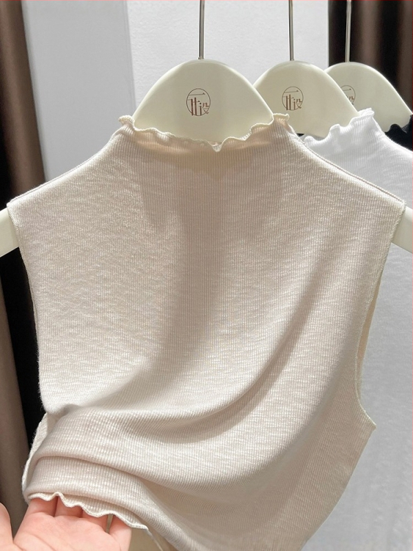 Moteriški megztinis be rankovių, siauras siluetas, trumpa ilga, riboto rašto audinys, viskozė 90–95% + elastanas <30%