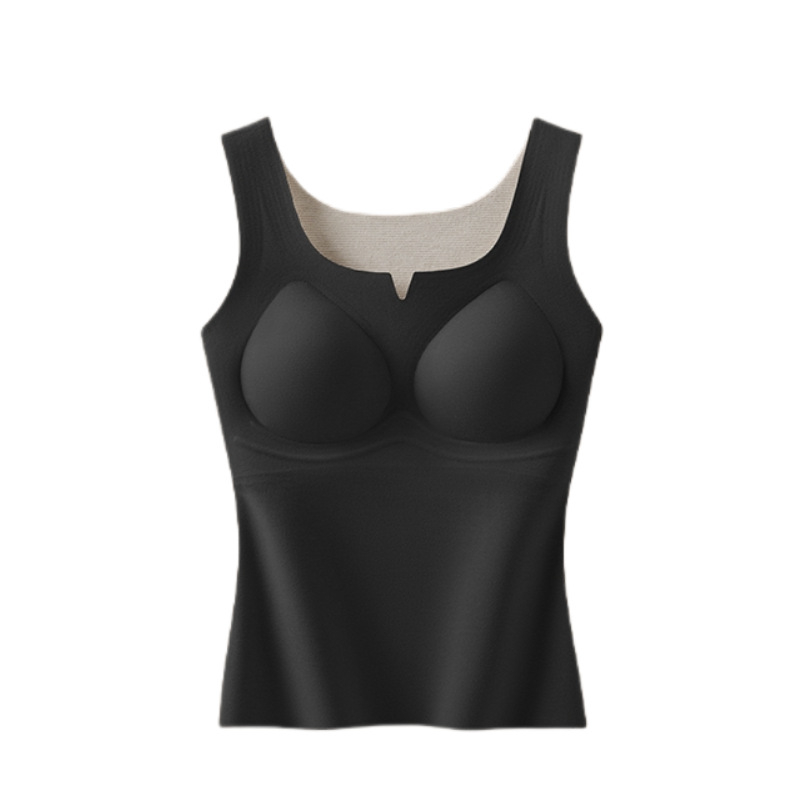 Női termikus mellény mellkasbetéttel, gyapjúkeverék, fűtött belső ruházat, antistatikus, antibakteriális, melegen tart, 80–90% gyapjú, 201–250 g/m²