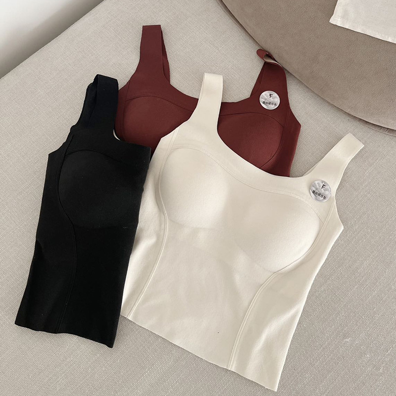 Termalni prsluk za tijelo s grijanjem, od spandexa, fleece unutrašnjost, s integriranim košaricama, pull-over dizajn (grijanje; spandex; fleece; košarice; pull-over)