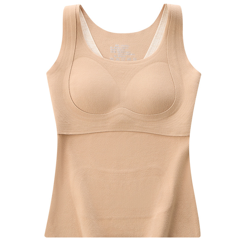 Vestă termică pentru fete cu pernă încorporată pentru sân, fleece dublu-side din velur, poliester 90–95%, 201–250 g/m², potrivită pentru tineret 13–18 ani