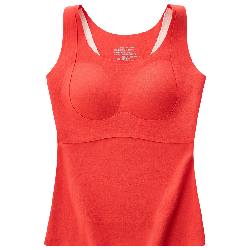 Vestă termică pentru fete cu pernă încorporată pentru sân, fleece dublu-side din velur, poliester 90–95%, 201–250 g/m², potrivită pentru tineret 13–18 ani