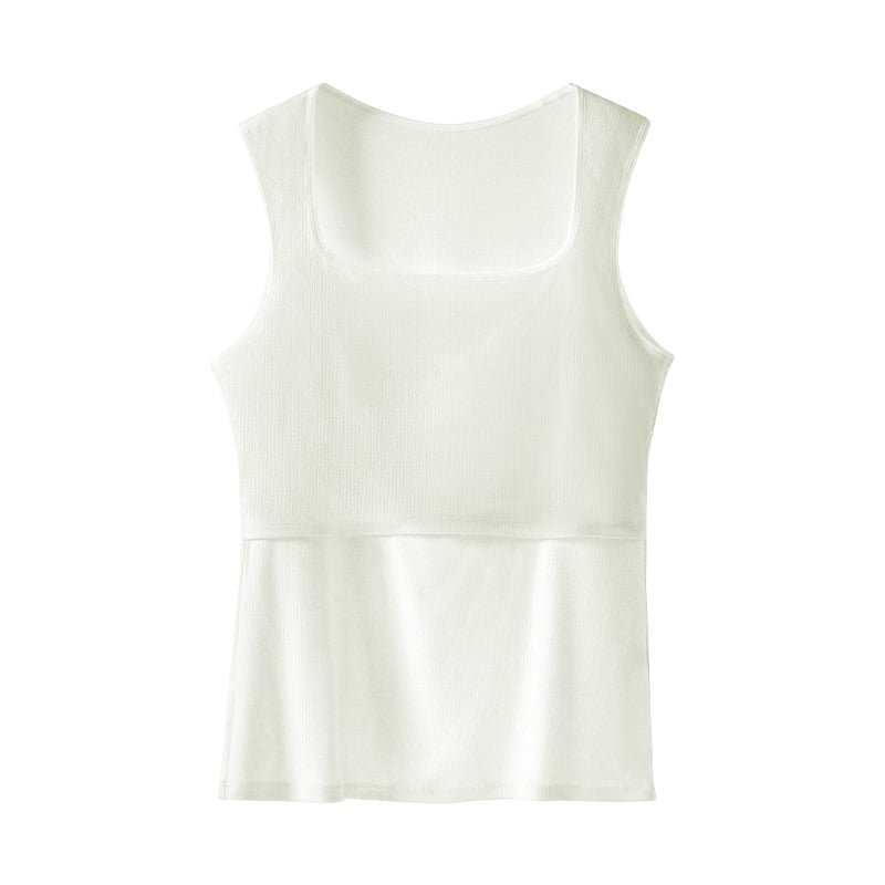 Камизола за бременни с квадратна яка, без ръкави, вискозна смес, дължина 50-65 см