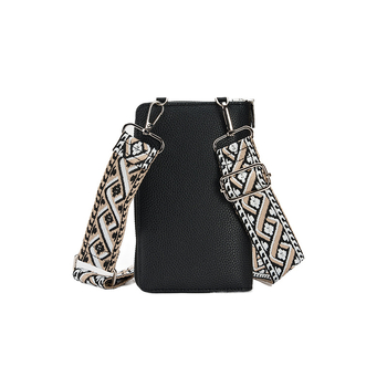 PU crossbody torba u gradskom stilu, vertikalni kvadratni oblik, zatvarač, unutarnje pretince: džep za telefon, džep za ID i laminirani džep sa zatvaračem