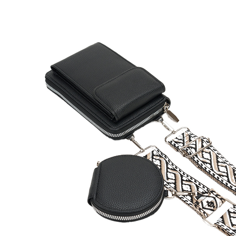 PU crossbody torba u gradskom stilu, vertikalni kvadratni oblik, zatvarač, unutarnje pretince: džep za telefon, džep za ID i laminirani džep sa zatvaračem