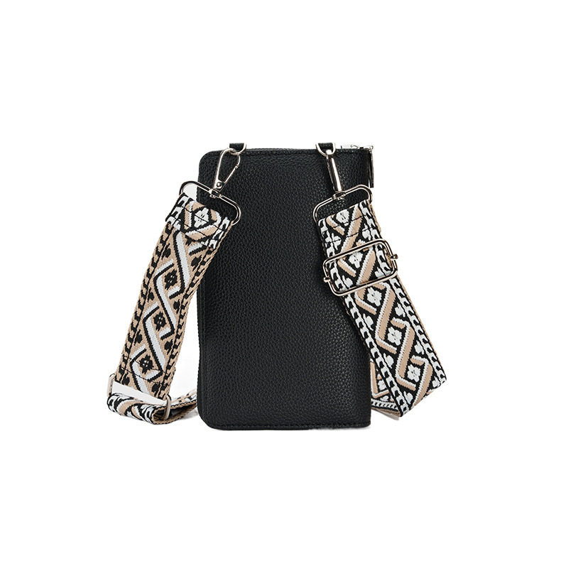 PU crossbody torba u gradskom stilu, vertikalni kvadratni oblik, zatvarač, unutarnje pretince: džep za telefon, džep za ID i laminirani džep sa zatvaračem