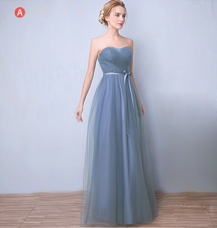 Kleita līgavas kumitei, A līnijas siluets, tīkla audums, gara kleita, pūkainas piedurknes, vidējā josta