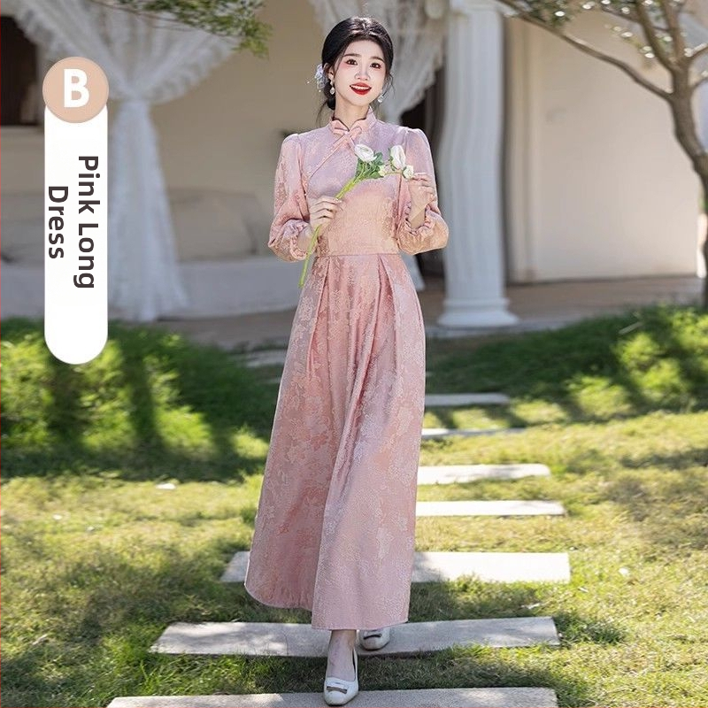 Līgavas māsu kleita no Chenille auduma, 90–95% Spandex, izgriezums uz vienu plecu, A līnija