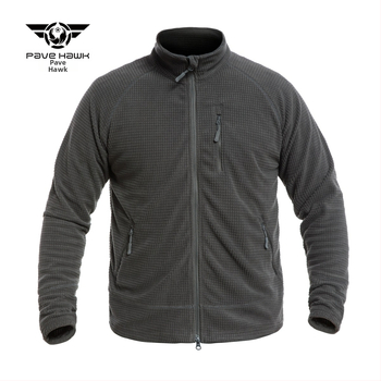 Bone Frog poliar fleece kardigan vyrams, vienos spalvos, šiltas, žiema ir ruduo