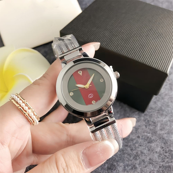 Ceas de damă cu brățară metalică, cadran perlă-efect, mișcare electronică SL68, carcasă rotundă din aliaj, nu este rezistent la apă