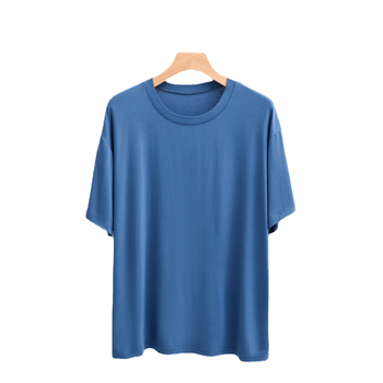 Modal vīriešu garās piedurknes pidžamas tops, elpojošs, brīvs piegriezums