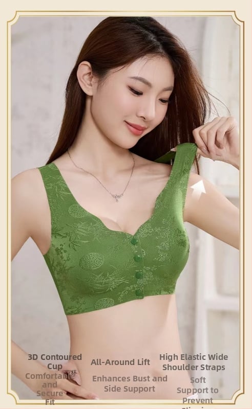 Nailona tanktop stila krūšturis ar Push-Up, sānu atbalstu un plāniem veidotiem kausiem