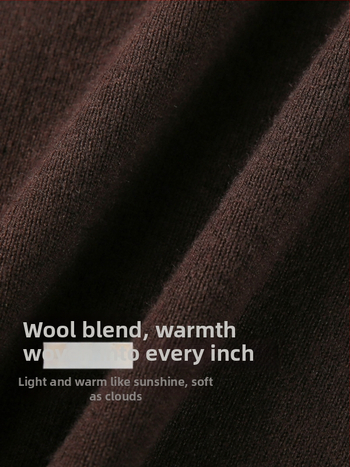 Pletots no viskozes šķiedras ar kapuci, pusaugstā apkakle, slaida silueta, ziemas 2025