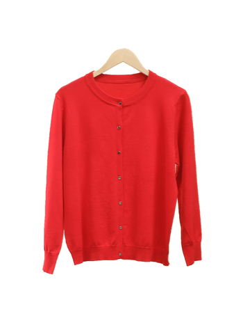 Cardigan pulover, viskozno-najlon smjesa, okrugli izrez, dugi rukavi, normalan kroj