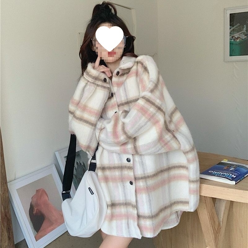 Dryžuotas megztinis kardiganas su polo kakleliu, trumpas ilgis, poliesterio-spandekso mišinys