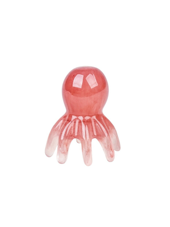 Galvos masažinė šukos su plačiais dantimis meridijanų ir akupunktūros taškų atskleidimui — sveikatos masažo įrankis, 62 g